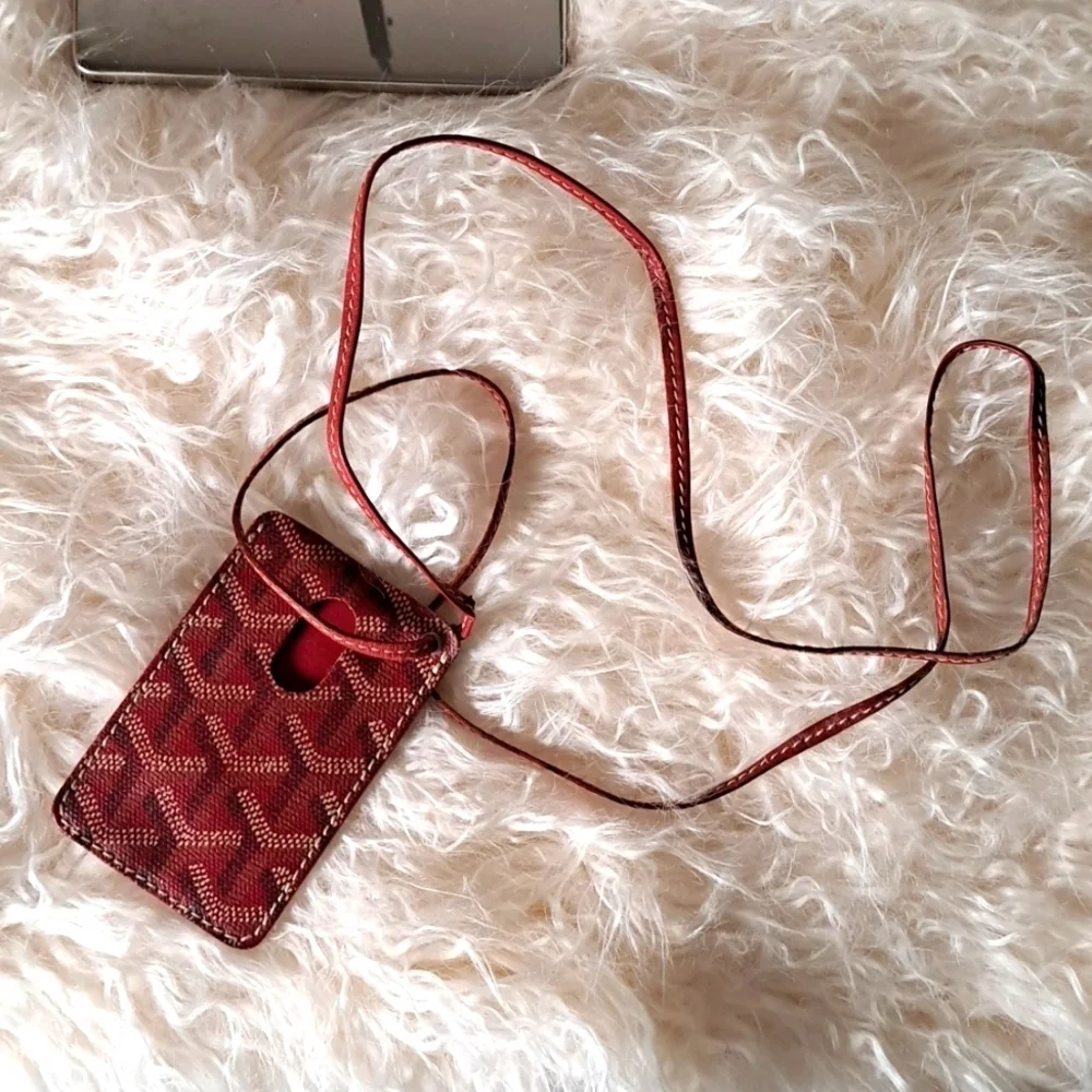 Goyard Goyardine Lanyard Card Holder
